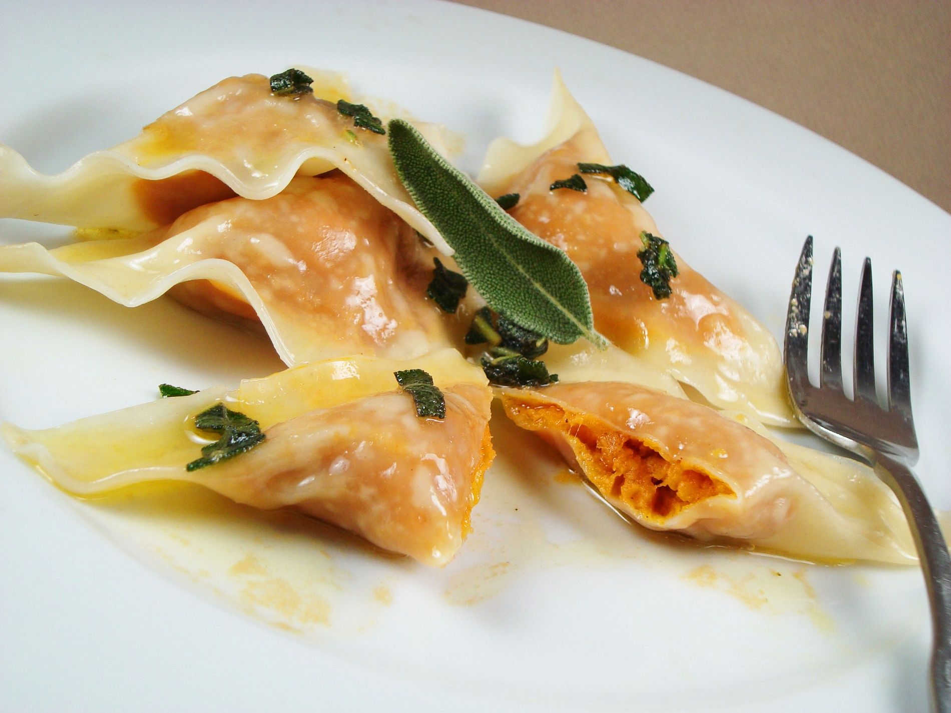 Ravioli di zucca