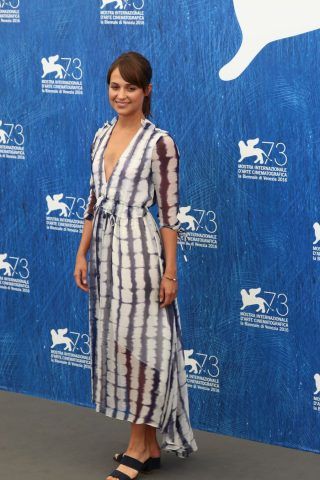 Alicia Vikander e Michael Fassbender al photocall