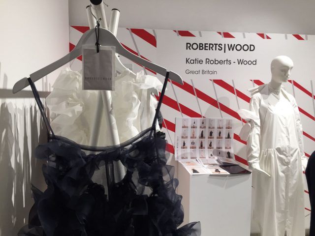 Designer emergenti dall'Italia e dal mondo all'evento Who is on Next? e Vogue Talents: Roberts|Wood, Inghilterrra