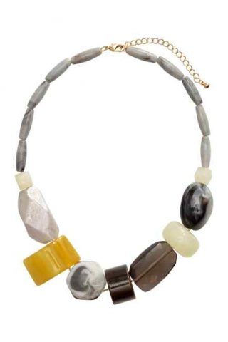 Collana corta con maxi pietre 12.99