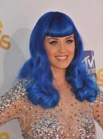 Katy Perry con i capelli blu?
