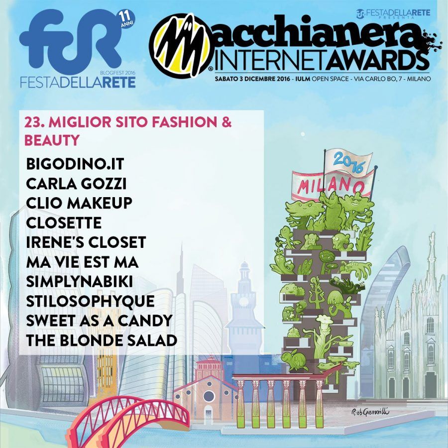 Macchianera Internet Awards 2016 - Categoria Fashion&Beauty