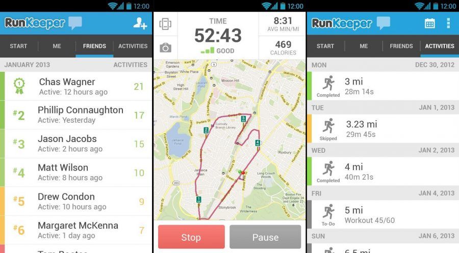 Run Keeper è l'ideale per la corsa