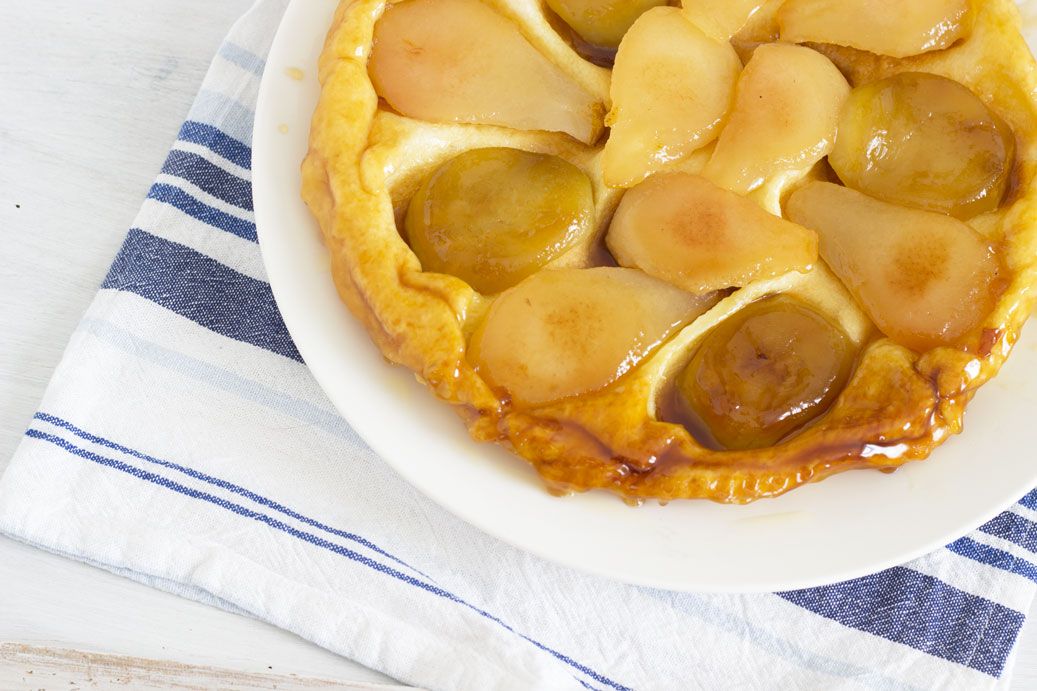 Tarte tatin di pere, mele e cannella