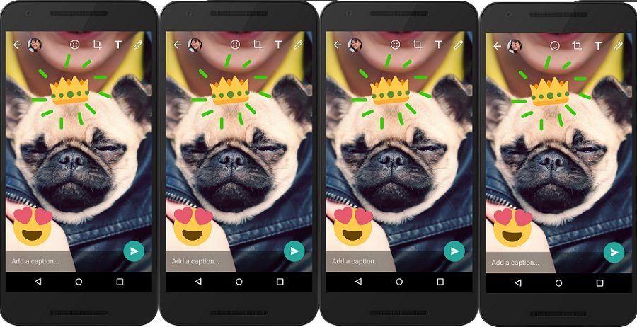 Le nuove foto ritoccate di WhatsApp
