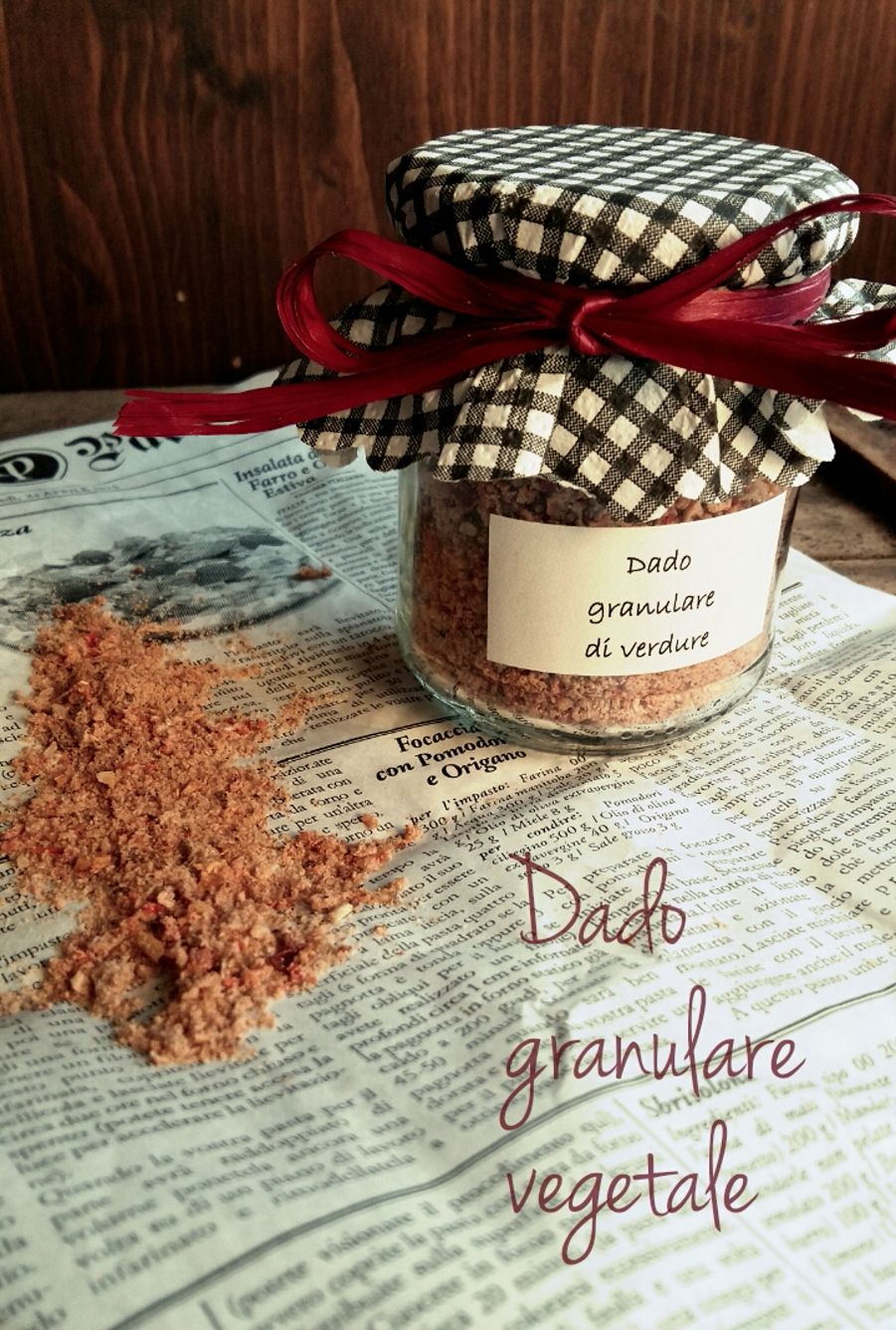 Dado granulare vegetale homemade