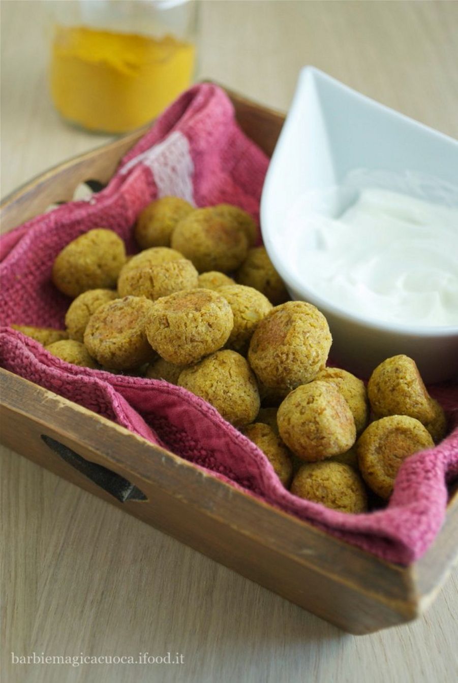 Polpette di lenticchie alla curcuma