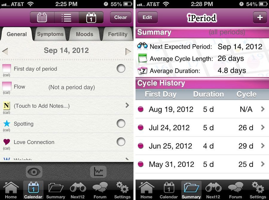 3- App iperiod-for-iphone