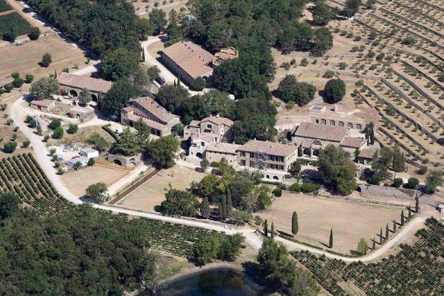Brangelina, Chateau Miraval in Francia