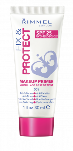 Primer Fix & Protect SPF 25 protegge la pelle dallo stress e dall'inquinamento.