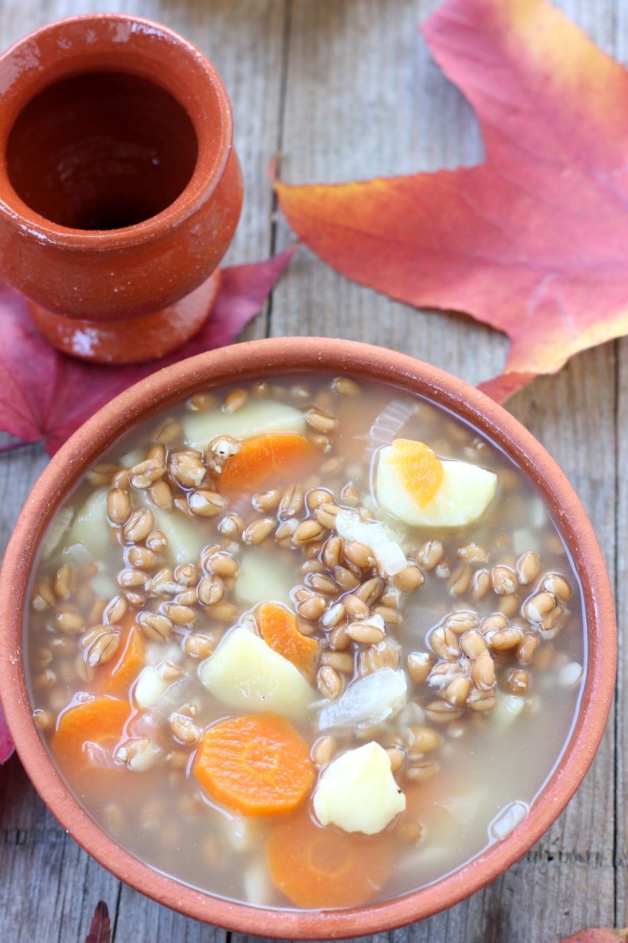 Zuppa di farro invernale