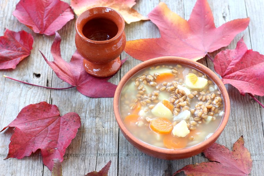 Zuppa di farro invernale