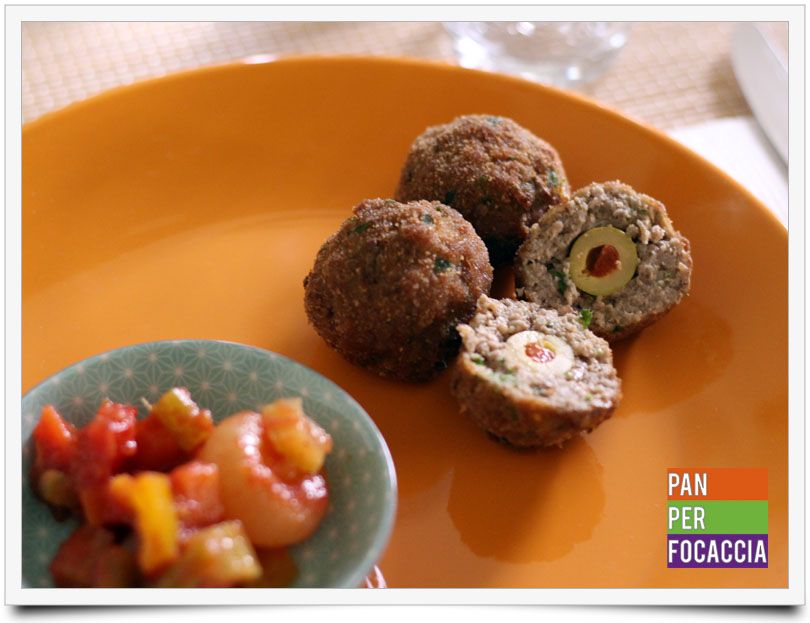 Polpette di carne con olive