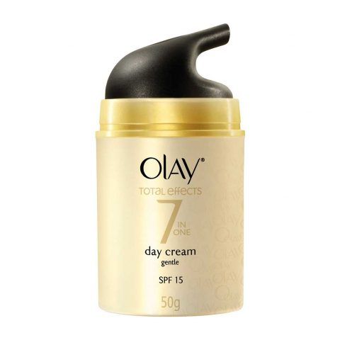 Olaz Total Effects Crema Giorno Anti-età offre alla pelle i 7 benefici anti-età in un unico prodotto. In più la protezione SPF15 previene l’invecchiamento cellulare precoce proteggendoti dai raggi solari.