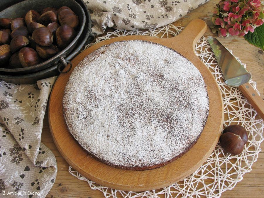 Torta di castagne