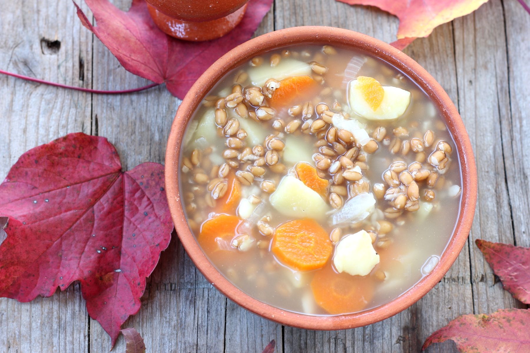 Zuppa di farro invernale