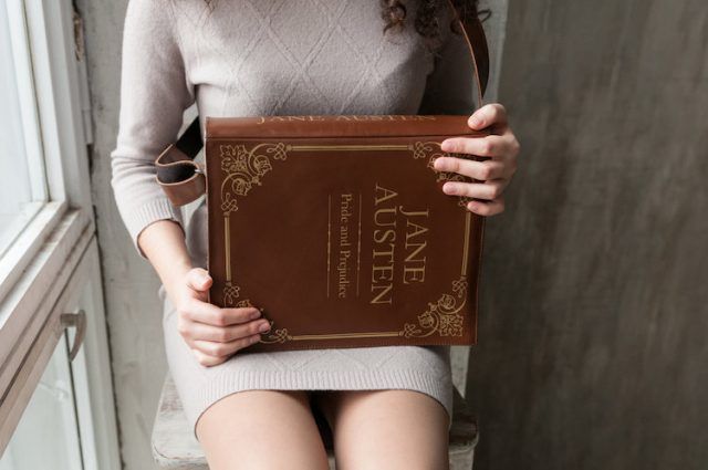 Borse a forma di libri, Jane Austen