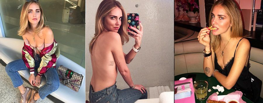 Chiara Ferragni sexy su Instagram