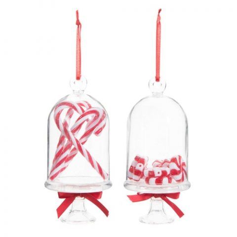 Dolciumi sotto campana per l'abete H 12 cm - 47.88 euro (confezione da 12)