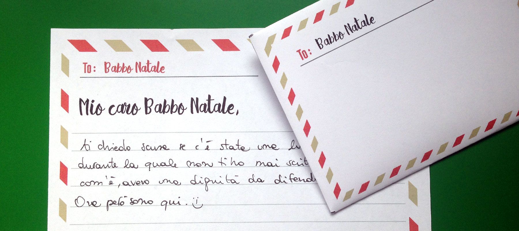 Lettere a Babbo Natale da stampare