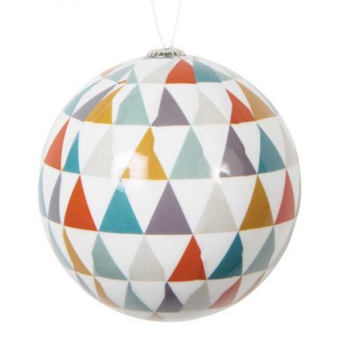 Set 12 palline motivo triangoli Seventies - 21.48