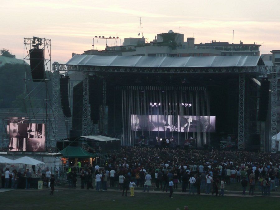 Il concerto dei Radiohead a Milano nel 2008