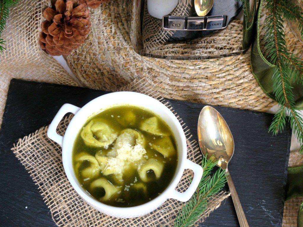 Tortellini con ripieno di verdure