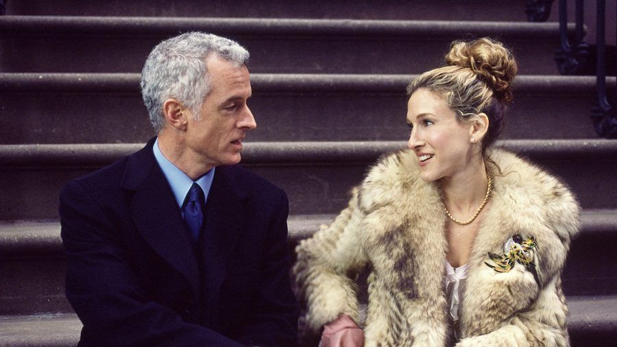 John Slattery e Sarah Jessica Parker in Sex and the City