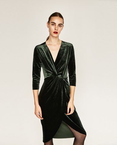 ABITO VELLUTO INCROCIATO DETTAGLIO 39,95 EUR