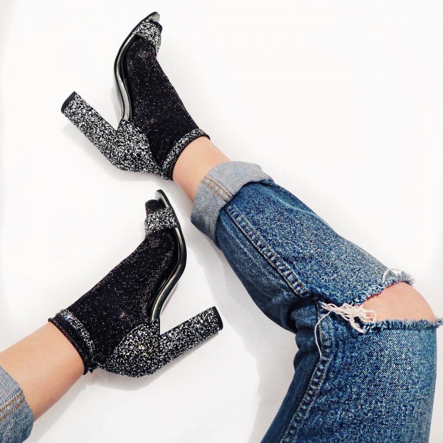 glitter shoes