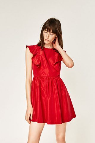 Vestito rosso con volant 39,95 €