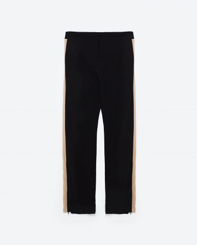 Pantaloni fascia laterale Zara €39,95