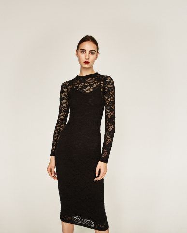 ABITO PIZZO MANICHE LUNGHE DETTAGLIO 59,95 EUR