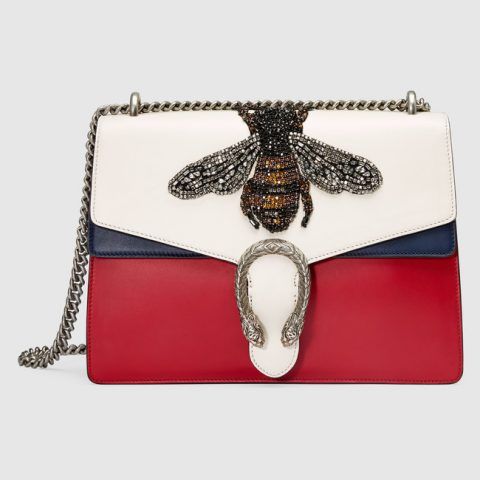 Borsa a spalla Dionysus in pelle ricamata Gucci €3,980