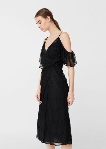 Abito off-shoulder pizzo 69.90