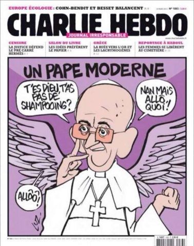 La copertina shock dedicata al Papa