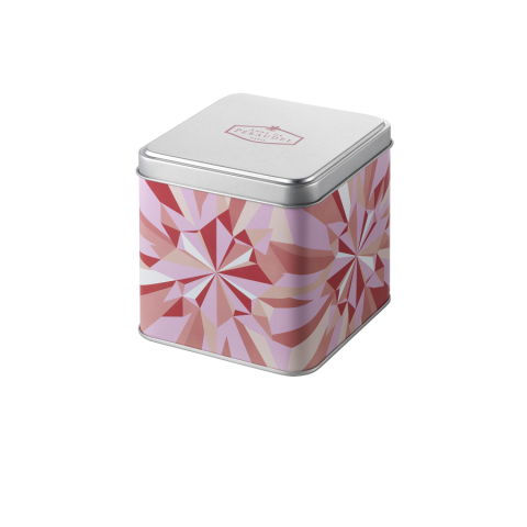 Klorane Coffret in metallo optical design, acqua marina, rubino e ambra con quattro saponi fiori. 15.90 euro.