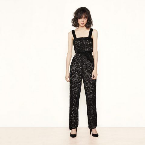 TUTA IN PIZZO FLOCCATO 159.00 euro - Maje