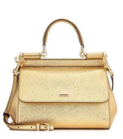 Borsa Miss Sicily Mini in pelle metallizzata Dolce&Gabbana €945