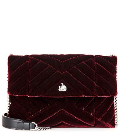 -Borsa a tracolla Sugar Mini in velluto matelassé Lanvin €1,095