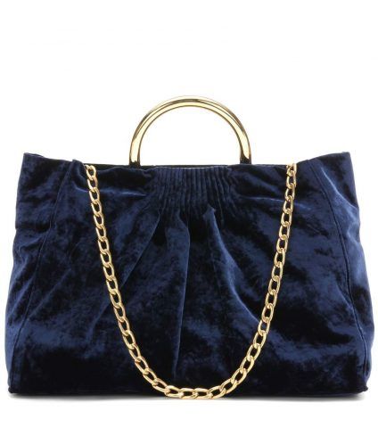 -Borsa a tracolla Nina in velluto Stella McCartney €920
