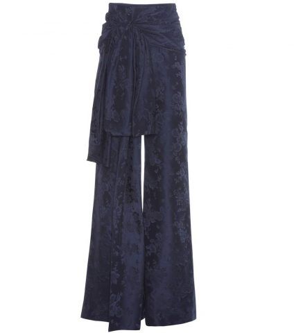 Pantaloni High Waisted Sash in jacquard Rosie Assoulin €1.970