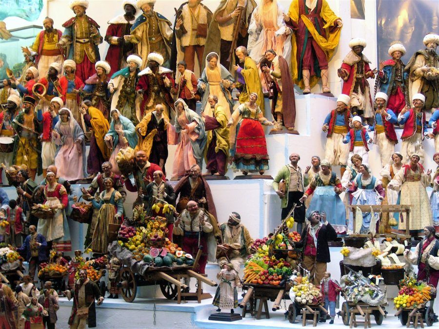 Presepi in San Gregorio Armeno a Napoli