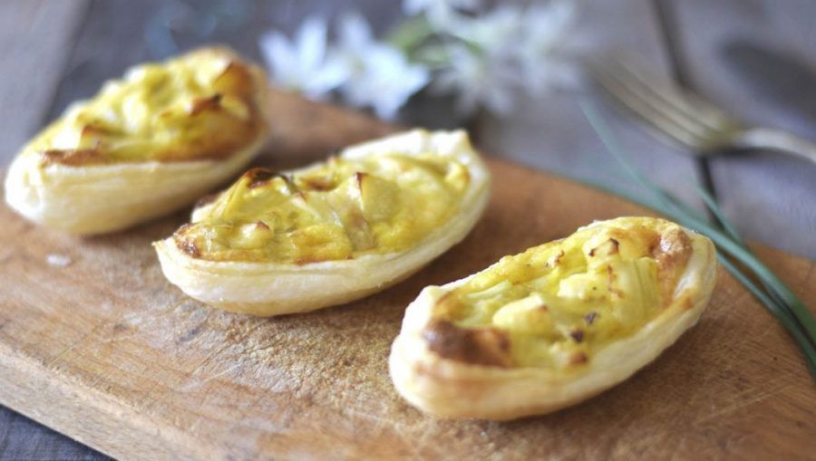 Mini quiche con finocchio e brie