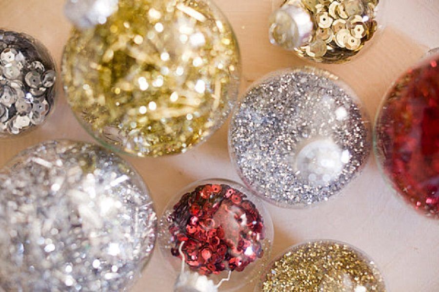 Sequin-and-glitter-Christmas-ornaments