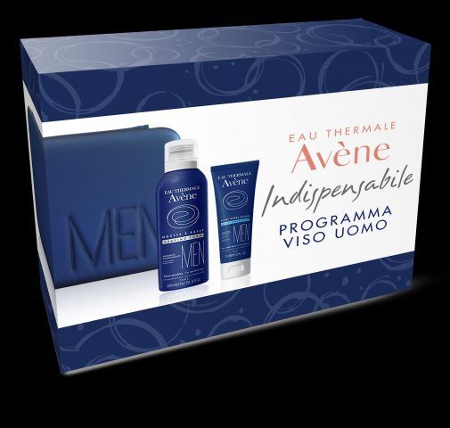 Eau Thermale Avene, Uomo, Trousse Indispensabile, mousse da barba, balsamo dopo barba, trousse. 28.80 euro.