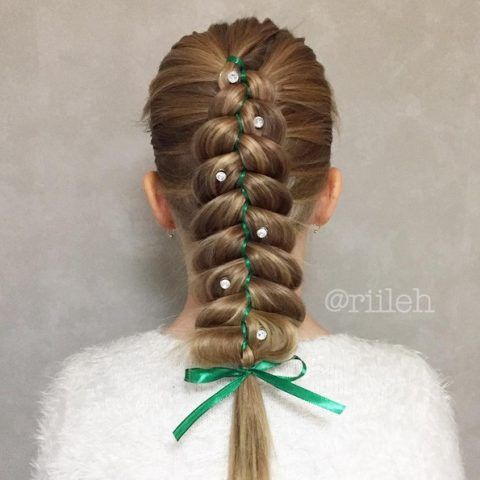 Christmas Tree Hair