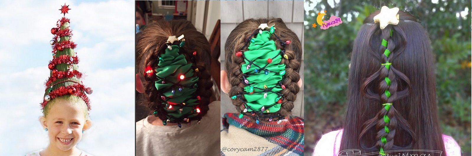 Christmas Tree Hair: trasforma i tuoi capelli in un albero di Natale