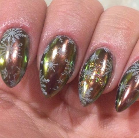 Mirror Nail di Natale