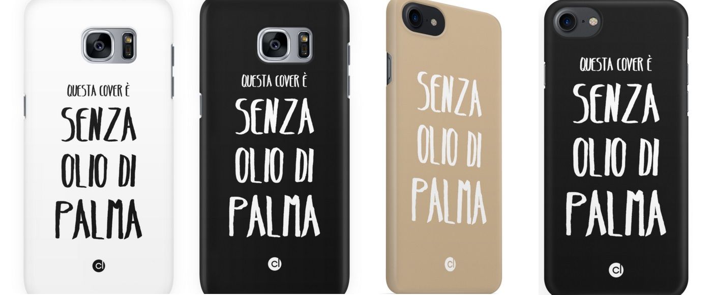 Idea regalo Natale, la cover per cellulare senza olio di palma